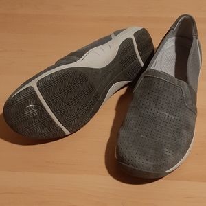 Dansko slip on suede shoes